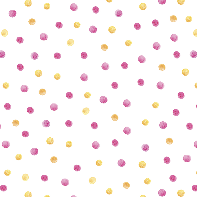 Adesivo Papel de Parede - Bolinhas Unicórnio